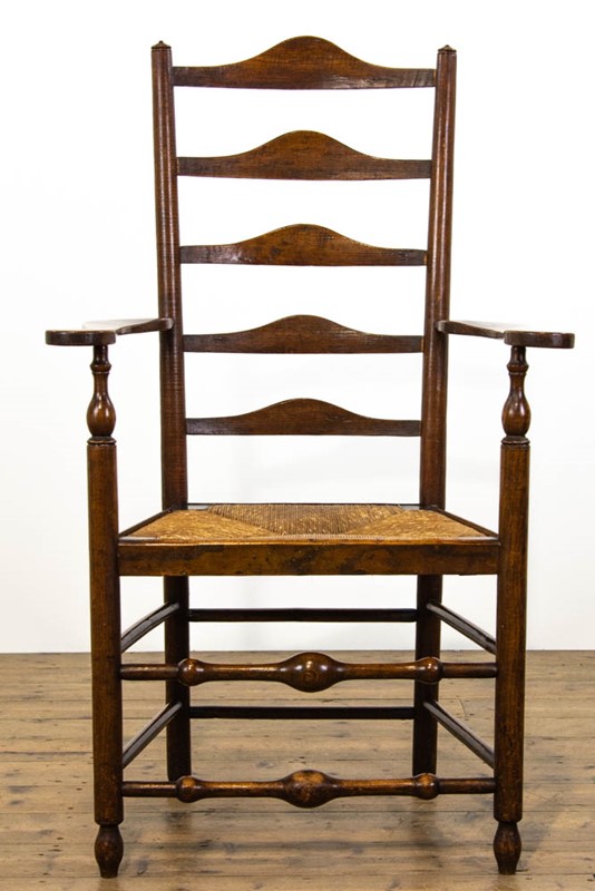 Antique Ladder Back Armchair with Rush Seat-penderyn-antiques-m-49791-main-637957195764775962.JPG