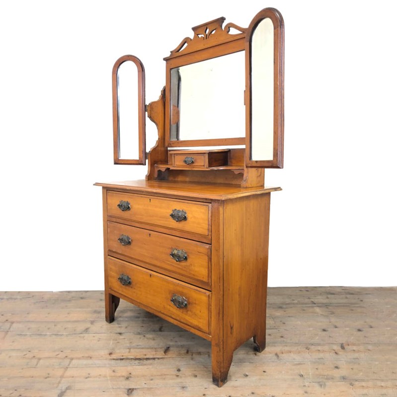 Antique Satin Walnut Dressing Table Chest-penderyn-antiques-m-4ac91-main-637956348496287606.JPG