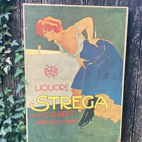 Italian Liquor Advertising Sign 