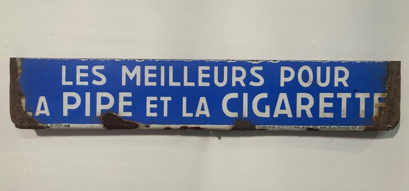 Enamel Smoking Sign French-pretty-blue-floral-0a4e950e-6d04-4fe7-a822-13a0f03e775a-main-637498825563327641.jpeg