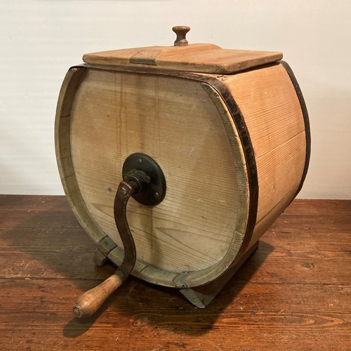 Large Pine Butter Churn