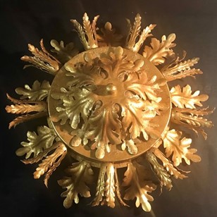 Large Banci Firenze Flush Gilt Ceil...