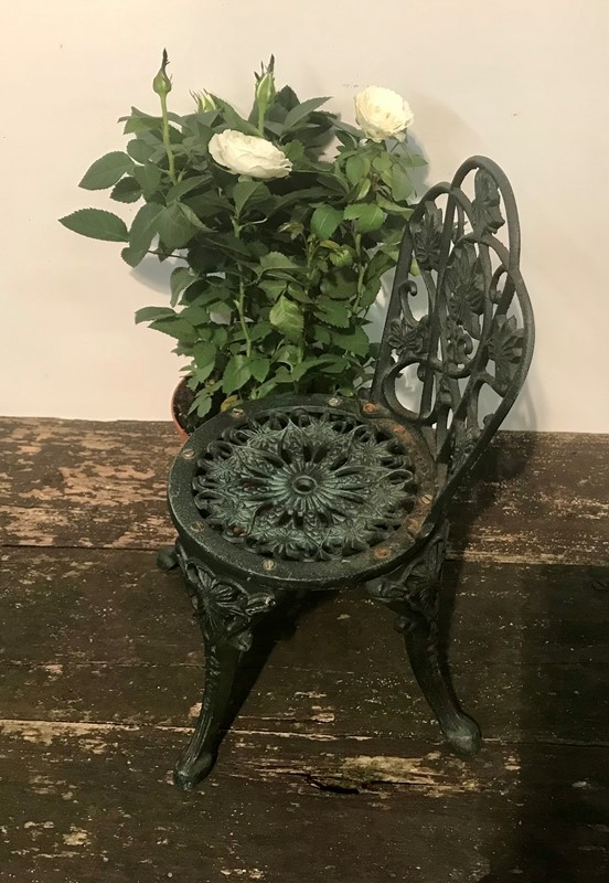 Miniature bronze garden chair-pretty-blue-floral-2bfa7f2d-918e-4f63-9bf5-f29a65fe2a1e-main-637665556646193068.jpeg