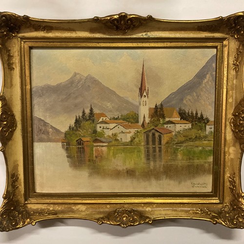 Schloss Oil On Canvas