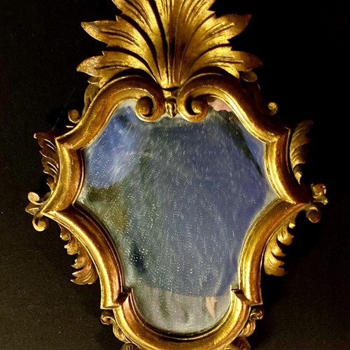 French  Gilt Wooden Framed Mirror