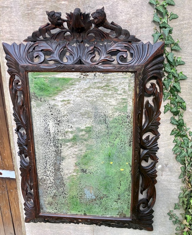19th century wooden overmantle  mirror-pretty-blue-floral-5ba3cea5-b8c6-45f7-8054-261758529688-main-637863393513022239.jpeg