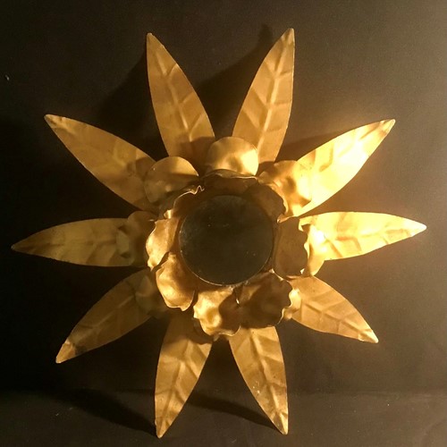 Petit Spanish metal sunburst mirror