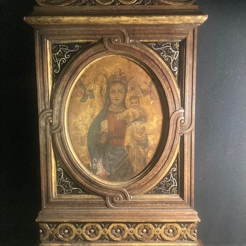 Exceptional Wooden Carved Icon