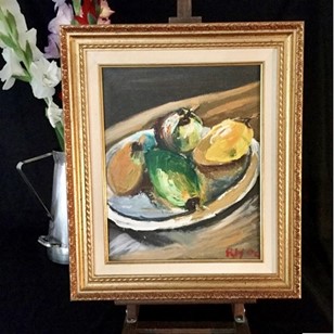 Oil On Canvas Fruits