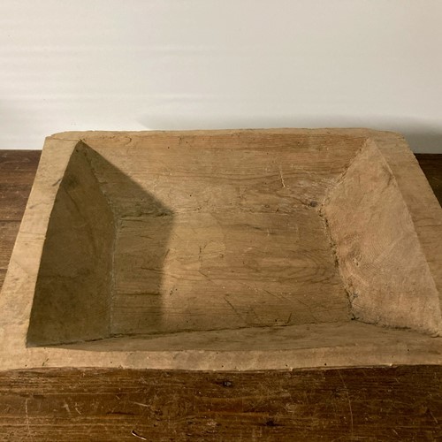 Hand Carved Wooden Trough