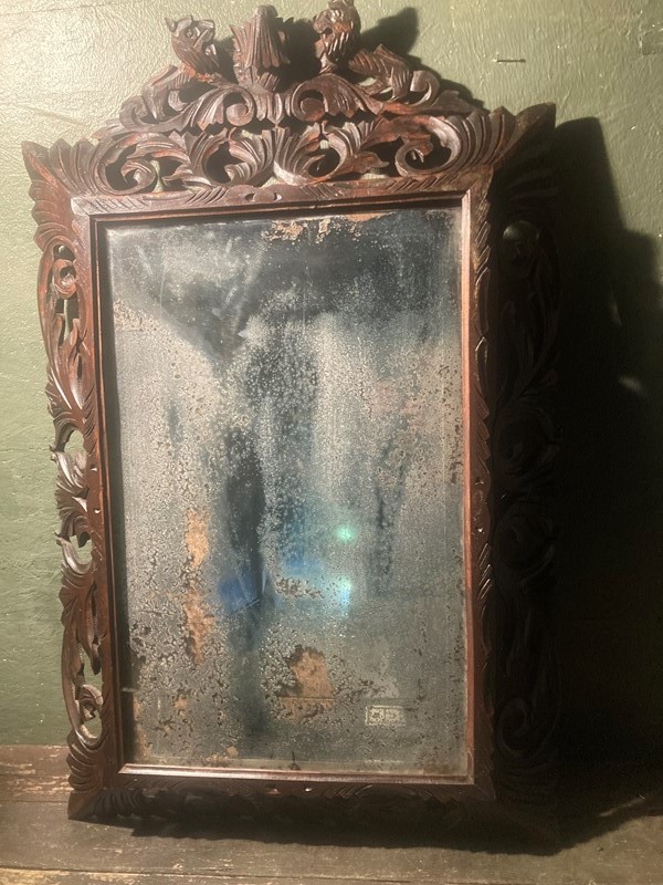 19th century wooden overmantle  mirror-pretty-blue-floral-ca1b88cc-1d9b-407d-b666-07946fed3949-main-637862629564932550-1.jpeg