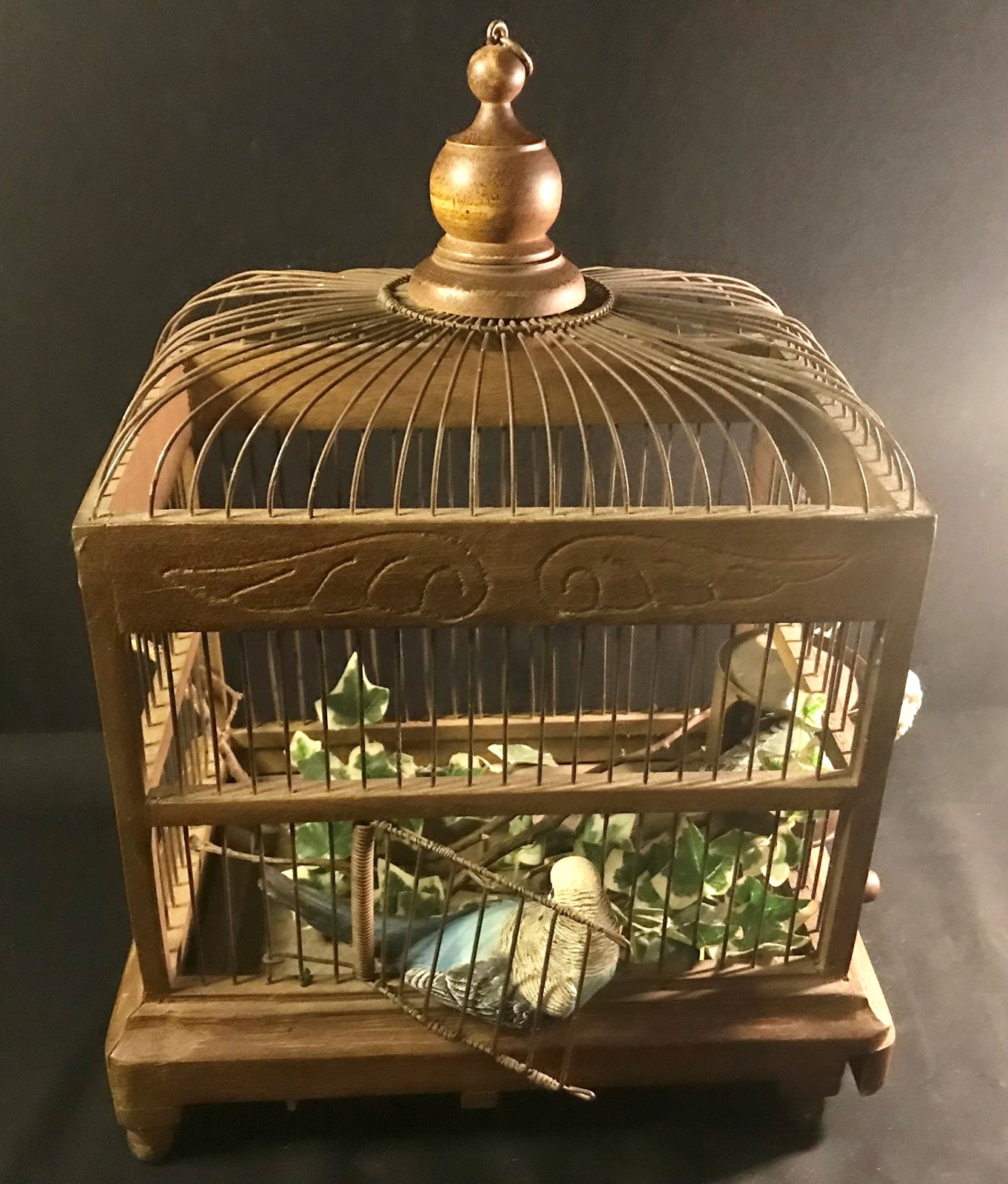 Victorian Era Brass Bird Cage