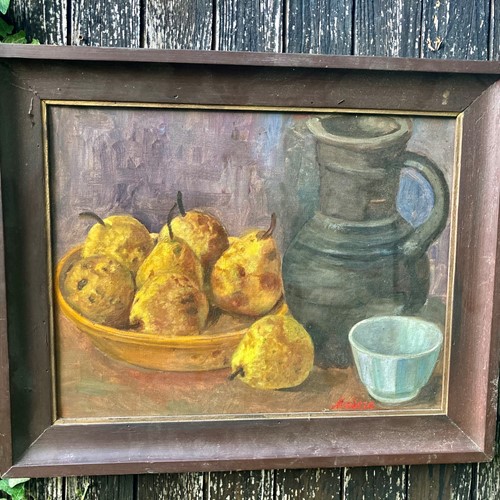 Pears Oil On Canvas 