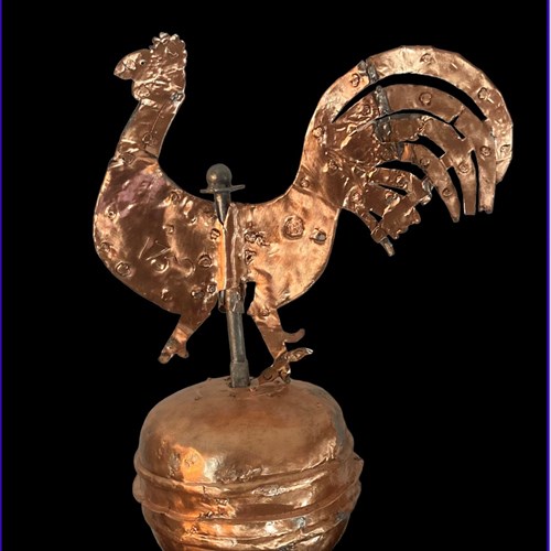French Copper Weather Vane 