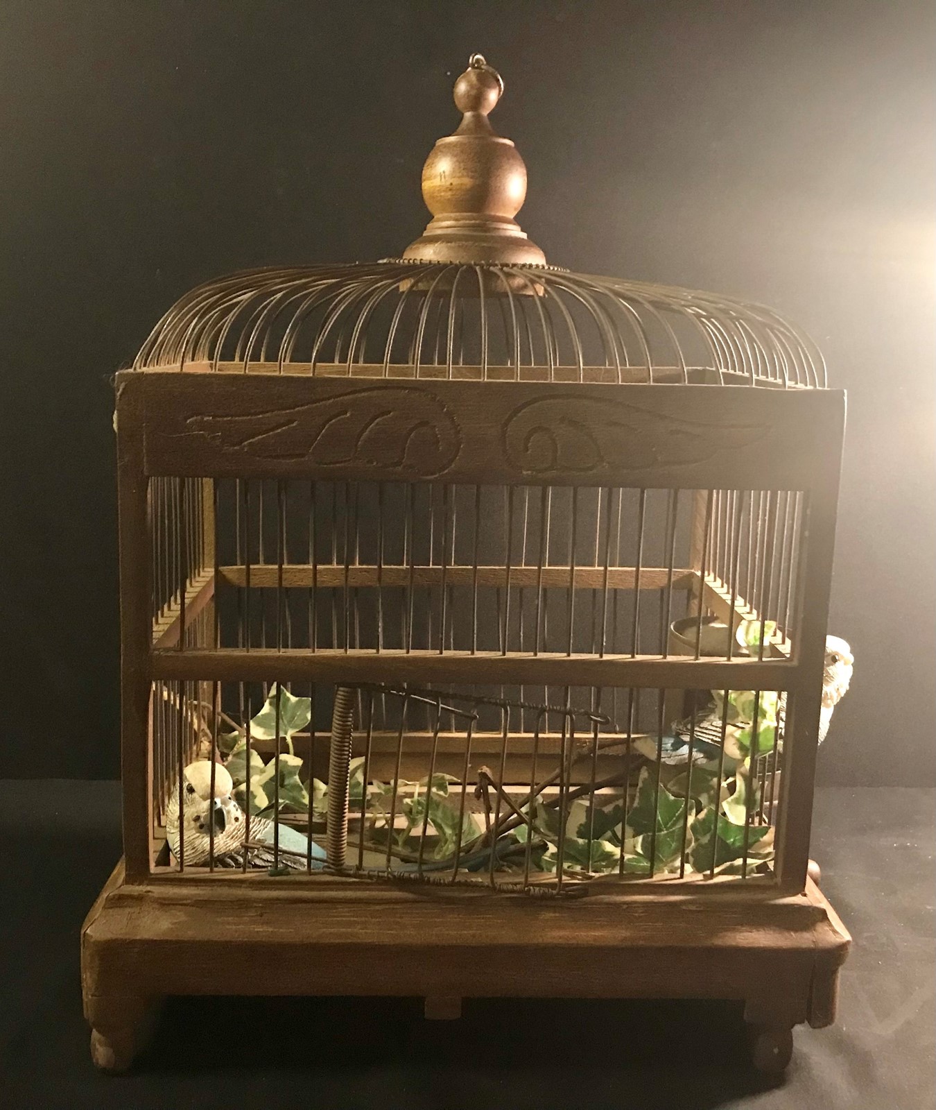 Hanging Bird Cage - The Hoarde Vintage