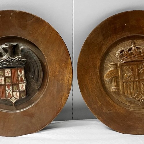 Spanish Wooden Coat Of Arms