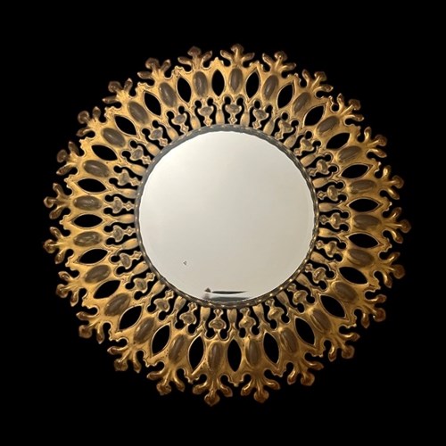 Brass  Sun Mirror 