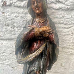 Small Polychromed Madonna 