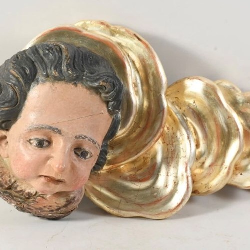 Angel On Golden Cloud