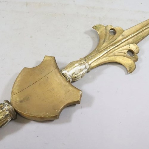 Gilt Wooden Military Flag Point.