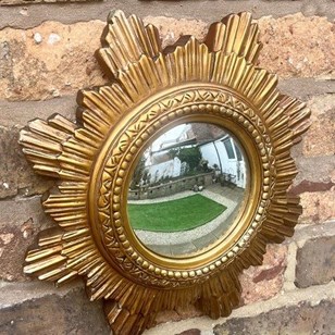 Sunburst Convex Mirror 