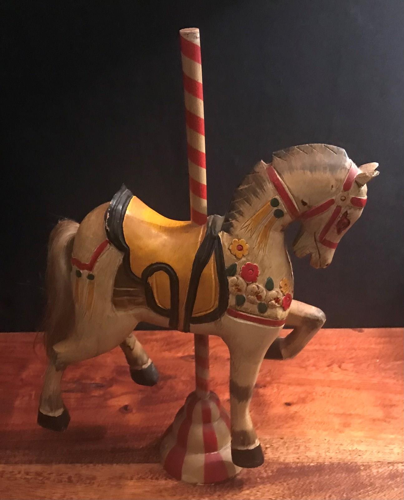 Wooden store play horse