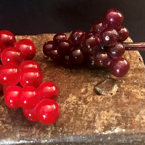A Pair Of Alabaster Grapes