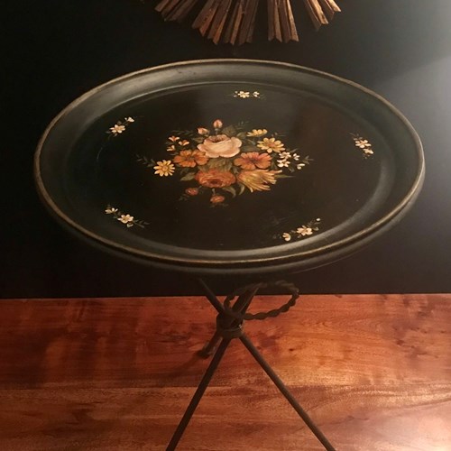 Toleware Tray Cum Occasional Table