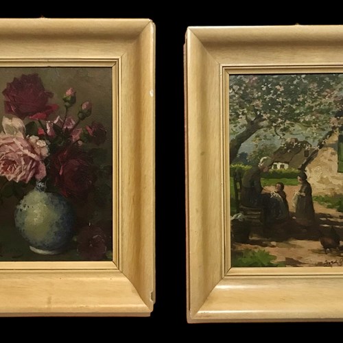 Oil On Board Josef Gindra