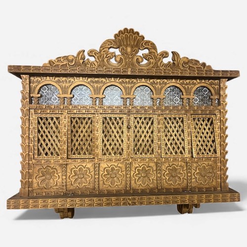 Intricately Carved Dove Cote