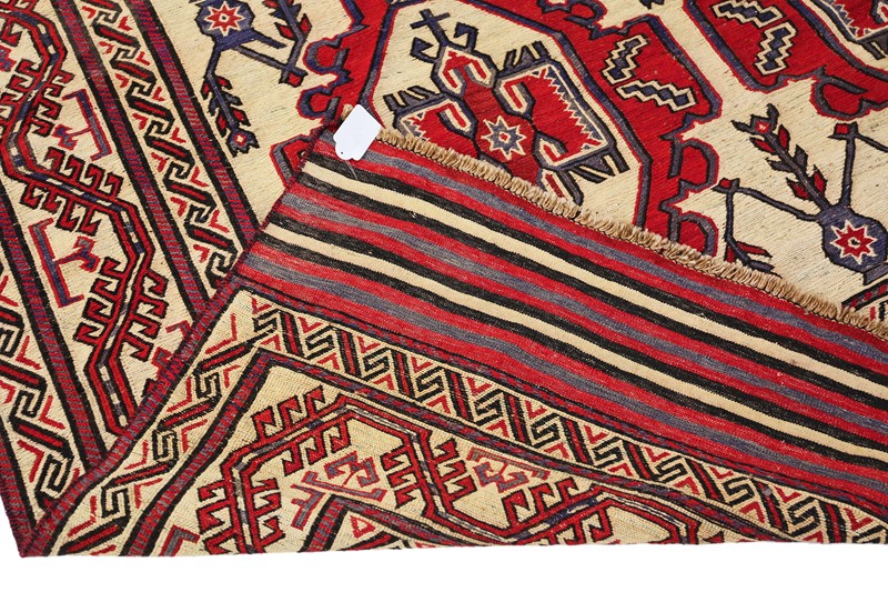 Persian Saghari hand woven wool rug cream red-prior-willis-antiques-4194-7-main-636800650955551633.jpg