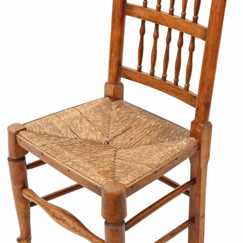  Victorian Lancashire elm kitchen dining chair