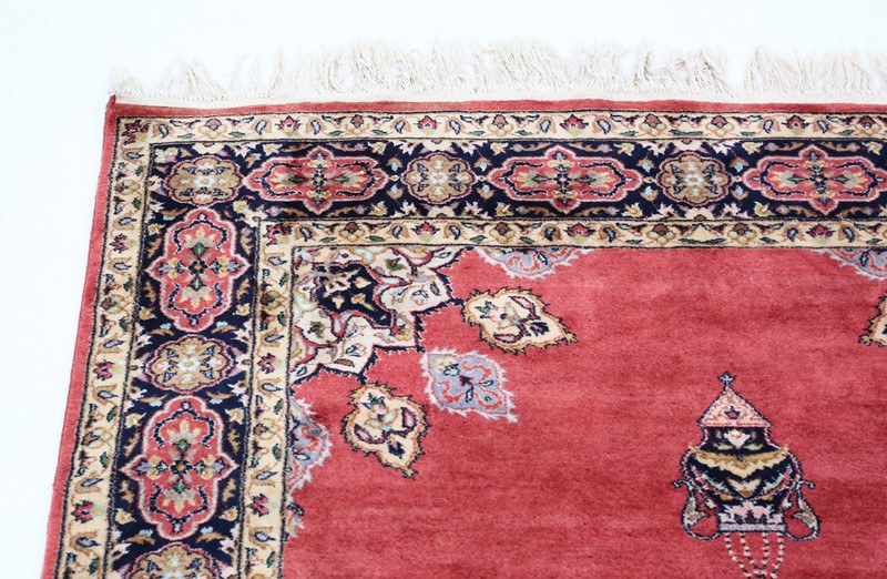 Vintage/retro wool rug ~ 8' x 4'6" Eastern-prior-willis-antiques-7925-5-main-637607441919612532.jpg