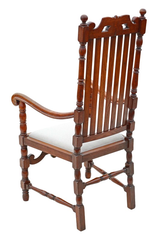 Oak armchair elbow desk chair Charles II style-prior-willis-antiques-7933-3-main-637645564343663379.jpg