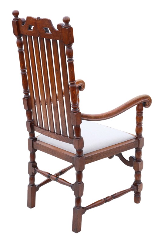 Oak armchair elbow desk chair Charles II style-prior-willis-antiques-7933-4-main-637645564358819438.jpg