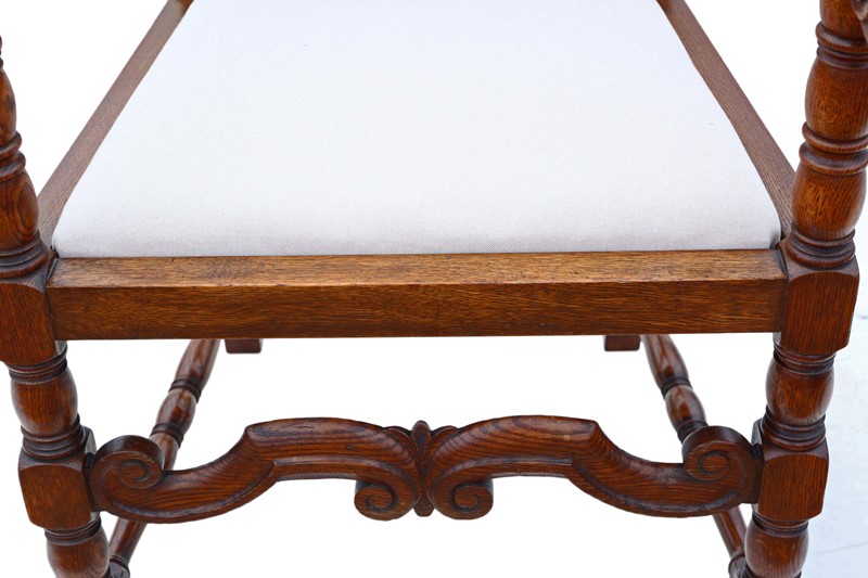 Oak armchair elbow desk chair Charles II style-prior-willis-antiques-7933-8-main-637645564426631680.jpg