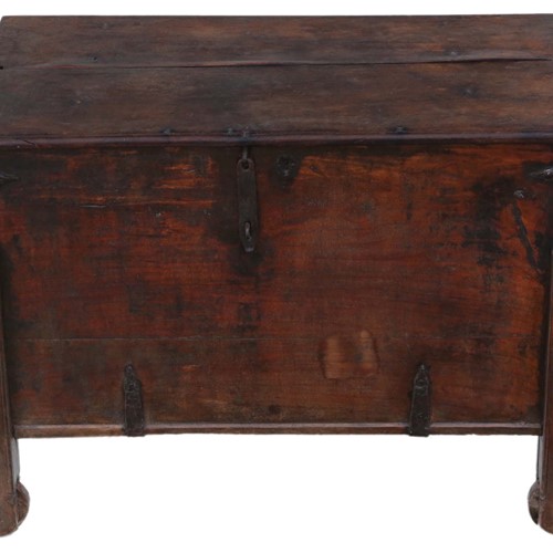 Indian/ Oriental hardwood coffer or chest