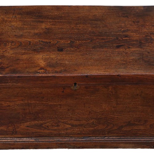 Georgian 18th Century small elm coffer or box