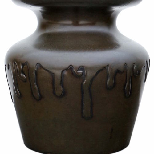 Antique Japanese Bronze Tsubo Vase
