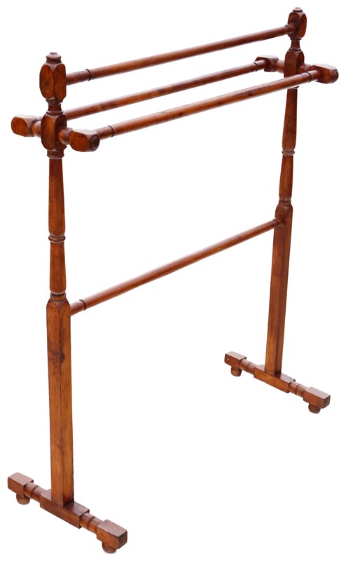 Antique Quality C1900 Beech And Pine Towel Rail Stand-prior-willis-antiques-8440-2-main-638329724131223959.jpg