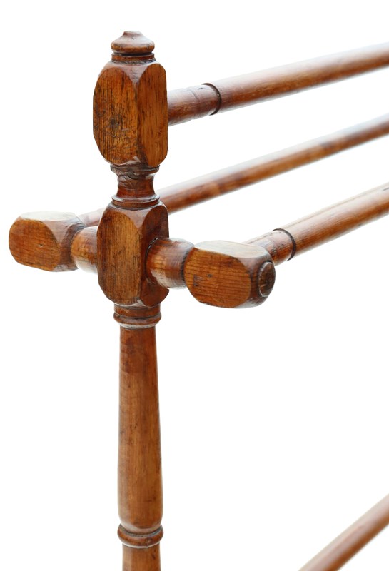 Antique Quality C1900 Beech And Pine Towel Rail Stand-prior-willis-antiques-8440-3-main-638329724331930157.jpg