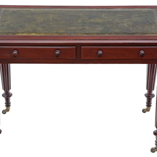  Antique 19Th Century Edwards And Roberts Mahogany Writing Dressing Table Desk