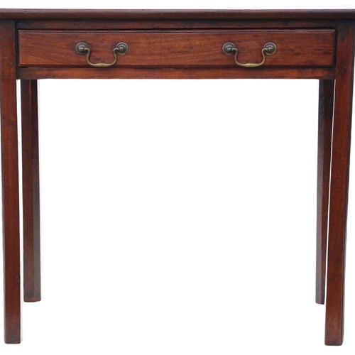 Fine Quality Antique Georgian Cuban Mahogany Writing Table 18Th Century Dressing