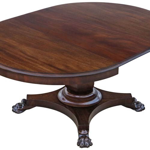 Antique Large William IV Mahogany Extending Dining Table – Fine Quality 