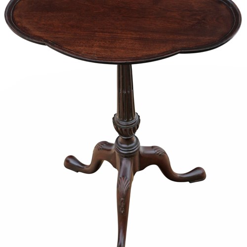 Antique 19Th Century Carved Cuban Mahogany Wine Table – Fine Quality