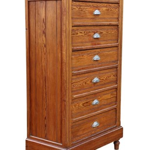  Antique C.1900 Large Pitch Pine We...