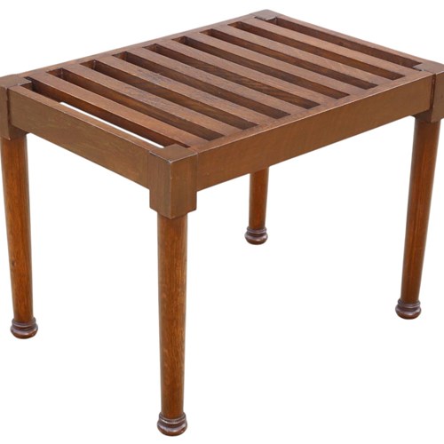Antique C1920 Mahogany Luggage Stand - Quality Rack