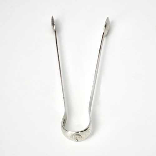 Antique Silver Sugar Tongs George III 1793 By George Smith III & William Fearn