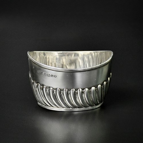 Antique Sterling Silver Sugar Bowl 1885 Shieffield By Harrison Bro & Howson