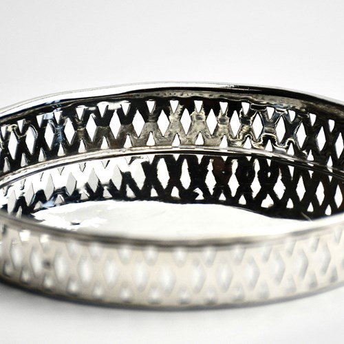 Antique Italian Silver (.950) Champagne Wine Coaster - Early 1800'S Torino Italy